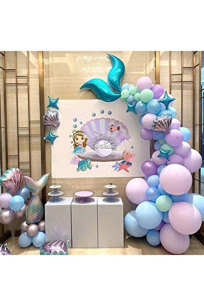 Arabest Birthday Party Decoration Set, 129 Pieces, With Assorted Balloons, Fo...