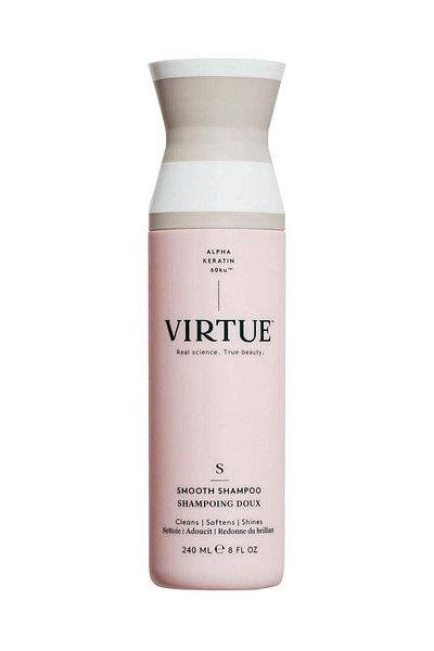 Virtue Smooth Shampoo for Coarse & Textured Hair - Frizz Control & Hydration, 240ml