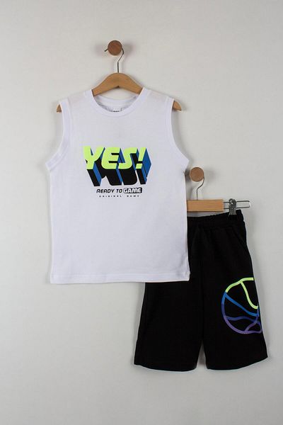 TRENDİMİZBİR Комплект шорти Yes Written за момчета