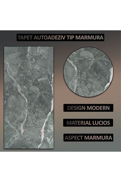 NEXTLY Set 10 X Tapet Autoadeziv Imitatie Marmura , Waterproof, Ajustabil, Adeziv Puternic, Usor