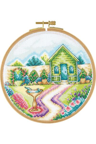 Tuva Kit de brodat cu punctul în cruce Etamine BCS03