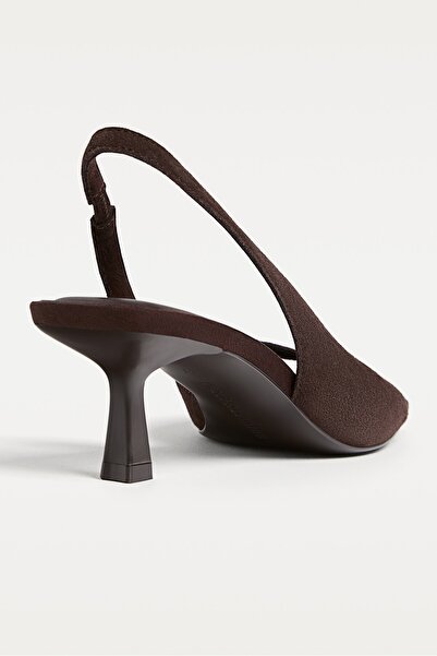 Stradivarius Leather high-heel sandals