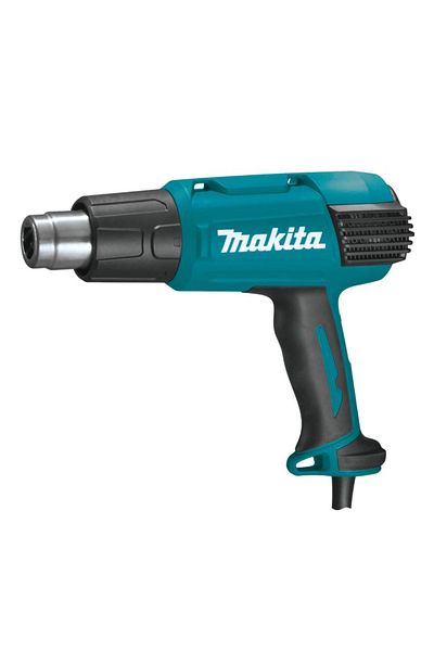 Makita أداة تسخين HG6030K، درجة حرارة 50-600 درجة مئوية، تدفق هواء 250-500 لتر/دقيقة، 1800 واط، 0.57 كجم