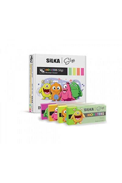 Silka Monster Silgi Büyük  20 Adet