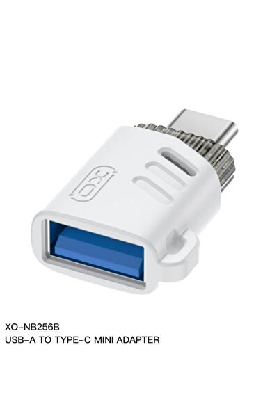 REDz Accessories Adaptor XO-NB256B, USB la Tip-C, transfer de date OTG 480MBps, Alb