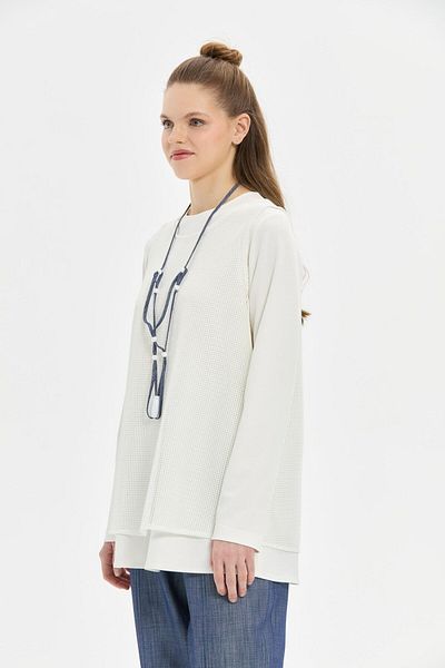 Esswaap Mesh Suede Detailed Triple Trousers Suit Navy Blue