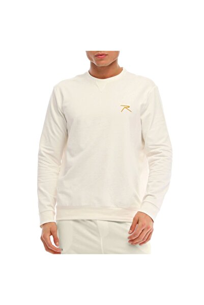 raru Pamuk lu okrugla kragna Osnovni Dukserica OMNIS ECRU