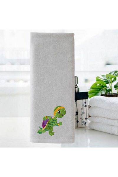 Ursa Runner Turtle Embroidered Athletics Sports Towel 50X90
