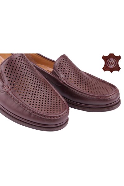 DETECTOR Genuine Leather Orthopedic Lightweight Soft Perforated Men's Shoes