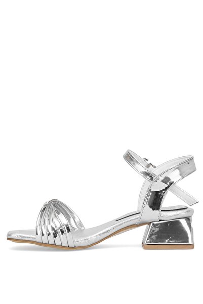 Ayakkabı Fuarı Elit Ask-F-40-25Y Filet Girl's Evening Dress Shoes Silver