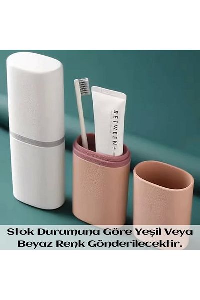 Yenimiyeni Travel Type Toothpaste and Toothbrush Container