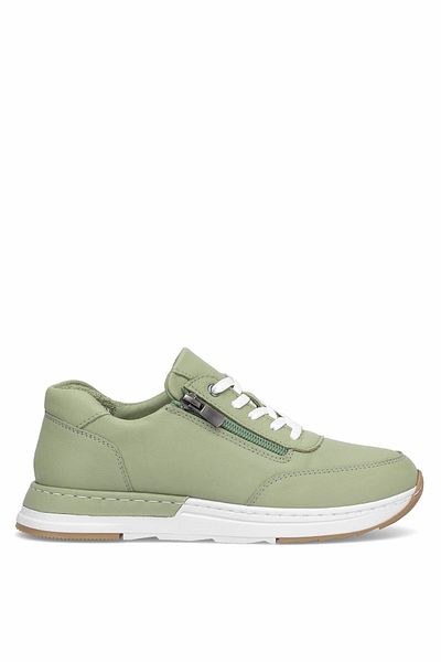 Ayakkabı Fuarı Elit Erlhum385 Women's Genuine Leather Orthopedic Casual Shoes Water Green