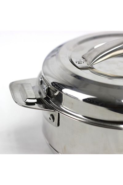 Melrich Stainless Steel Hotpot 3500ml - Silver