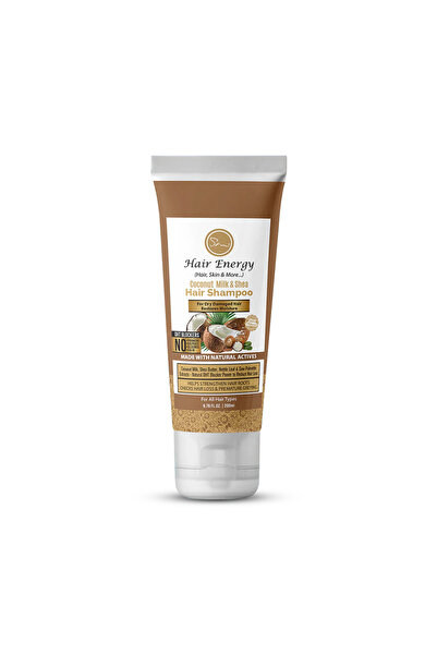 Hair Energy شامبو | للشعر الجاف والتالف | حليب جوز الهند وزبدة الشيا | ٢٠٠ مل
