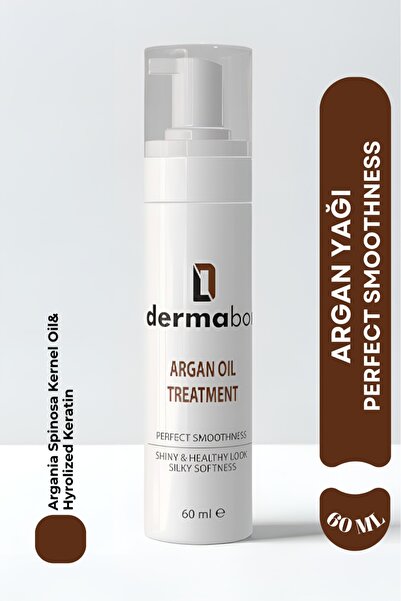 Dermabor Keratin Argan Besleyici Onarıcı Saç Bakım Yağ 60 ml - Keratin & Argan