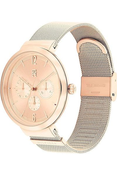 Tommy Hilfiger Women's Analogue Quartz Watch with Stainless Steel Case and Mesh Bracelet 35 mm