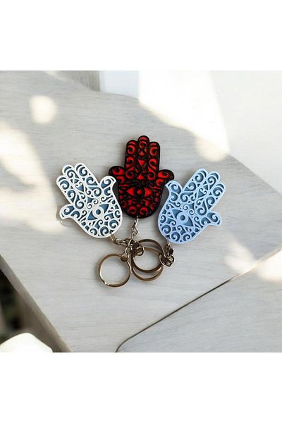 ZFRGROUP Fatma Mother Hand Keychain