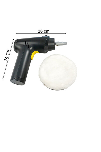 Safi Grup Şarjlı Polisaj Makinesi, 4 Farklı Başlık, Pratik Pasta Cila Makinesi