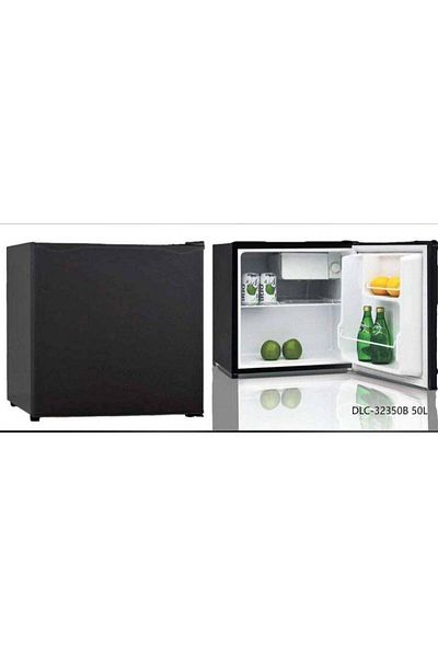 DLC Mini Fridge Single Door Refrigerator 50 Liters, 60W, 50/60Hz, 220-240V 60 W DLC-32350B Black
