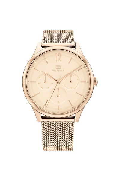 Tommy Hilfiger Women's Analogue Quartz Watch with Stainless Steel Case and Mesh Bracelet 35 mm