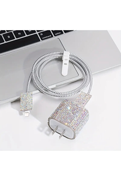 CASABLANCA Iphone 18w/20w Uyumlu Şarj Aleti Kılıfı, Şarj Kablo Koruyucu , Şar...