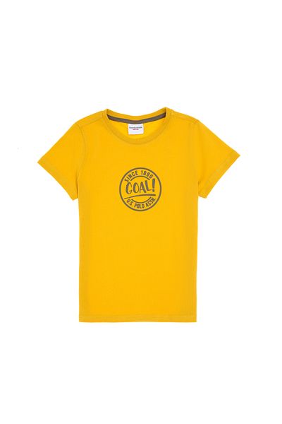 U.S. Polo Assn. Boy's Yellow Crew Neck T-Shirt 50300383-Vr094