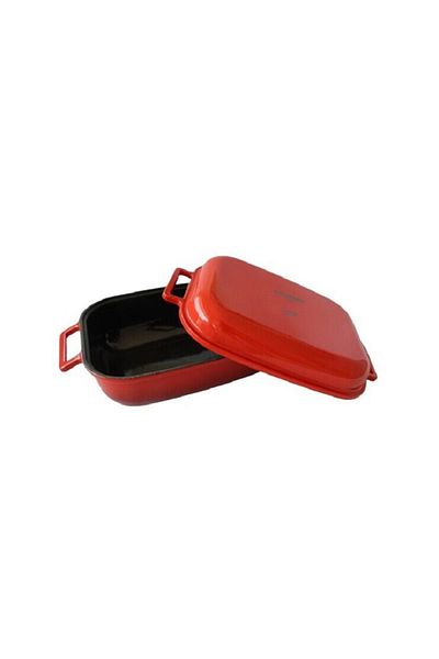Hausberg Hausberg enameled cast iron double oven tray, capacity 4l and 2.5l, size 25x33 cm