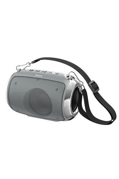 REDz Accessories X-Start LY109 Portable Speaker, Bluetooth, 1000mAh Capacity, 3 Hours Battery Life, Gray