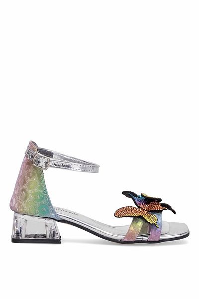 Ayakkabı Fuarı Elit Br-F-150-25Y Filet Female Child Evening Dress Shoes Rainbow