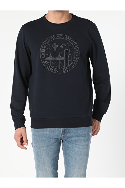 Colin's Regular Fit Erkek Lacivert Sweatshirt