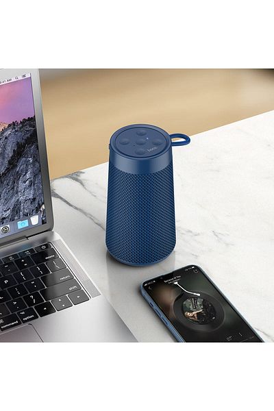 REDz Accessories Portable Speaker, Hoco HC13, BT 5.0, 1200mAh Capacity, 3 Hours Battery Life, Blue