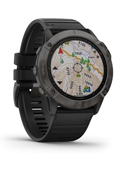 Garmin GARMIN FENIX 6X SAPPHIRE CARBON GRAY DLC W/ BLACK BAND