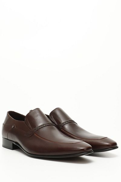 GÖNDERİ(R) Brown Antique Gön Genuine Leather Leather Sole Casual Men's Shoes 27518