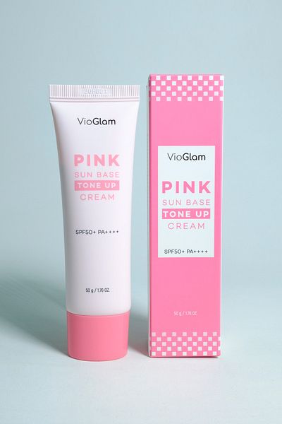 VioGlam 2-Pack Vioglam Pink Tone up Cream Spf50+ Pa++++ / Tone Equalizing Sunscreen Cream Spf50+ Pa++++