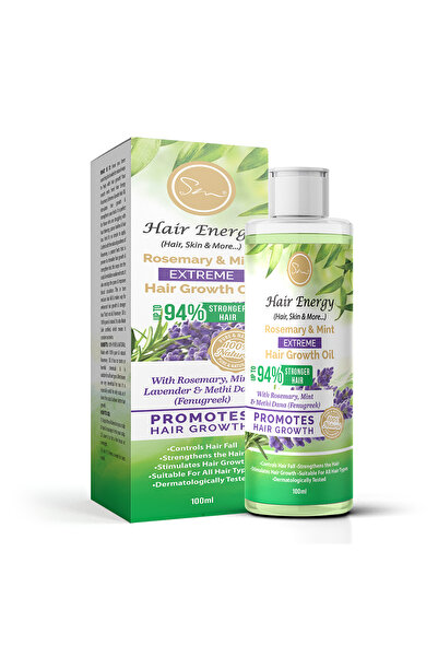 Hair Energy زيت إكليل الجبل والنعناع لنمو الشعر | العناية بالشعر | إكليل الجب...