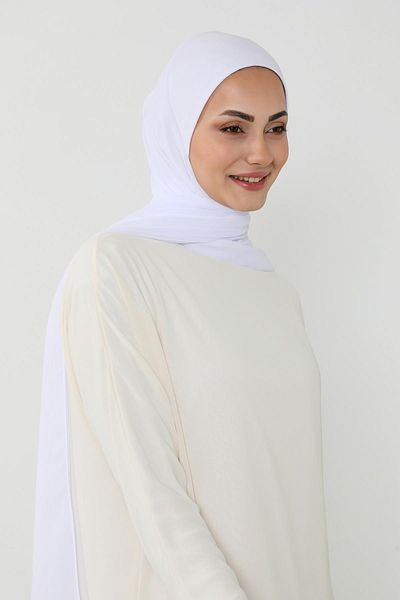 Aisha's Design Practical Chiffon Shawl with Combed Cotton Inner Bonnet, Ps-53