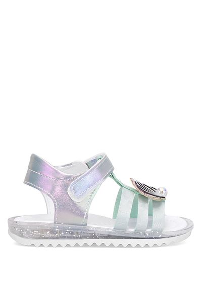 Ayakkabı Fuarı Elit ŞA-B-034-25Y Baby Girl's Flat Sandals Green