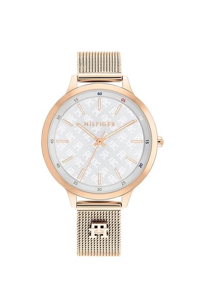 Tommy Hilfiger Women's Analogue Quartz Watch with Stainless Steel Case and Mesh Bracelet 35 mm