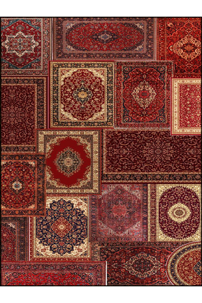 Rugs Modern Halı Συλλογή Kuvars: Εθνοτικό διακοσμητικό χαλί με υφαντό με μοτί...