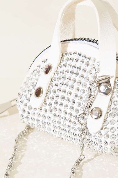 stcococix since 1990 Mini Stone Bag White