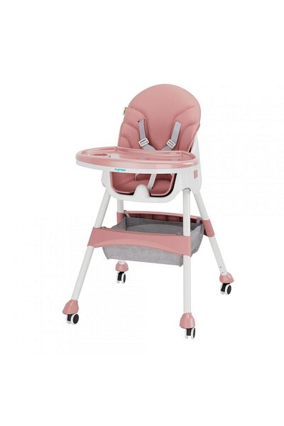 U-Grow 2-in-1 dining chair, foldable, pink,