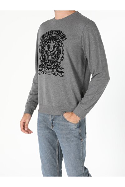 Colin's Regular Fit Erkek Antrasit Sweatshirt