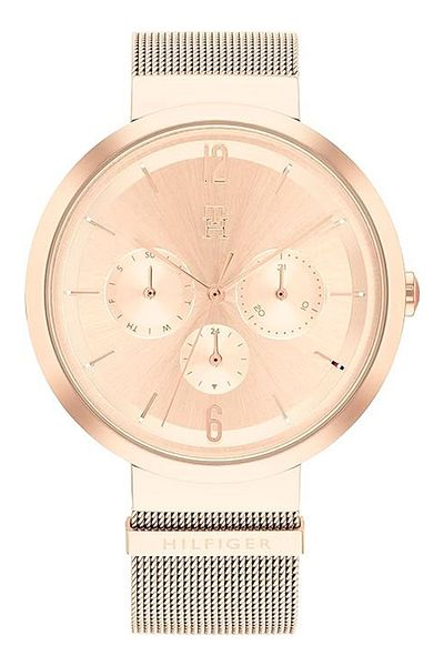 Tommy Hilfiger Women's Analogue Quartz Watch with Stainless Steel Case and Mesh Bracelet 35 mm