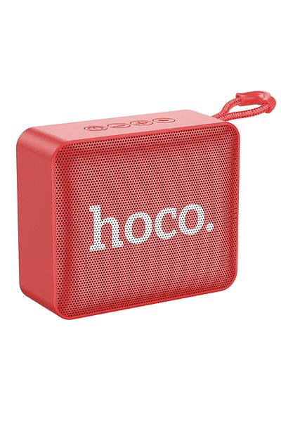 REDz Accessories Portable Mini Speaker, Hoco Bs51, Bluetooth, 1200mah Capacity, 4 Hours Battery Life, Red