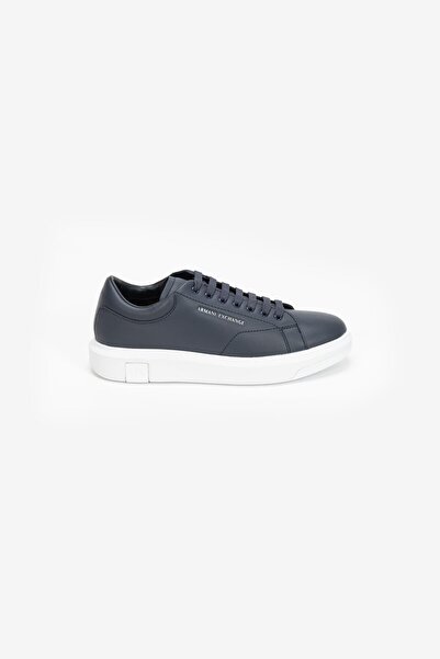 Armani Exchange Logolu Hakiki Deri Sneaker Ayakkabı Erkek Ayakkabı Xux123 Xv534 00285