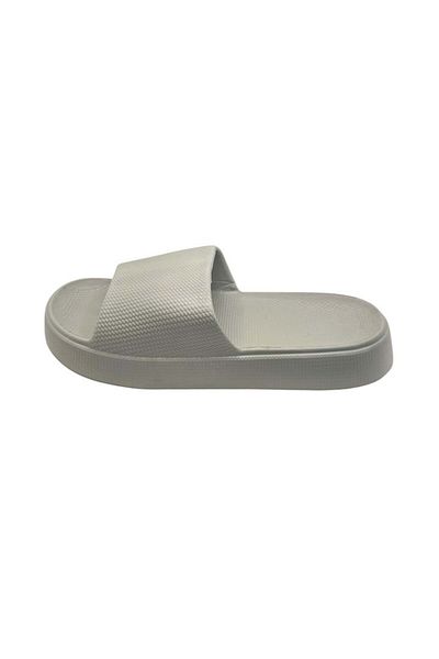 TECOS Men's beach or pool slippers, Tecos®, gray, size 44-45, 29 centimeters, comfortable