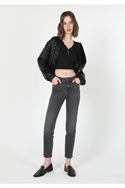 Colin's Slim Fit Mid Waist Straight Leg Women's Denim Jean Pants