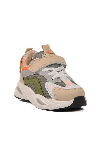 WALKWAY Khaki Textile Children's Casual Shoes Cool