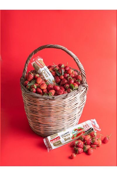 Koroplast Medium Garbage Bag - 15 Pieces X1 Smell Capacities.Strawberry Drawstring, Lemon Garbage Bag