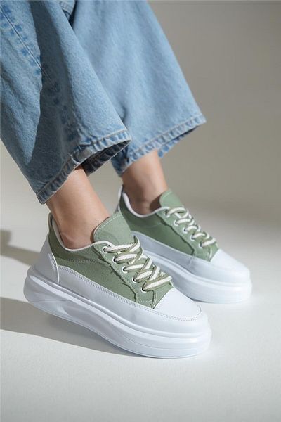lovitto Lace-Up Linen Sports Shoes Women's Sneaker